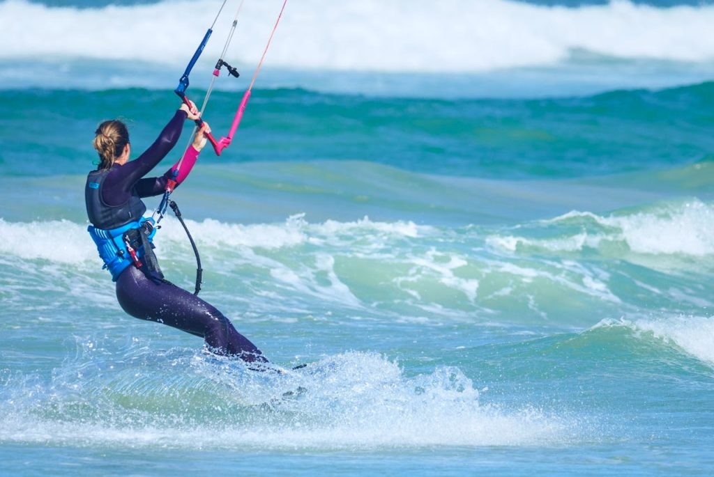 Kite surfing